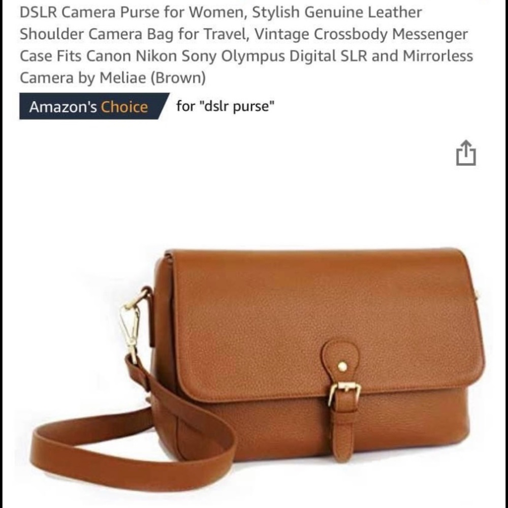 DSLR Leather Bag from Amazon